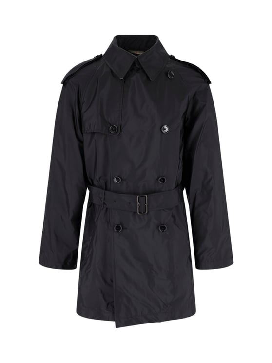 Burberry Black Leadenham Trench Coat