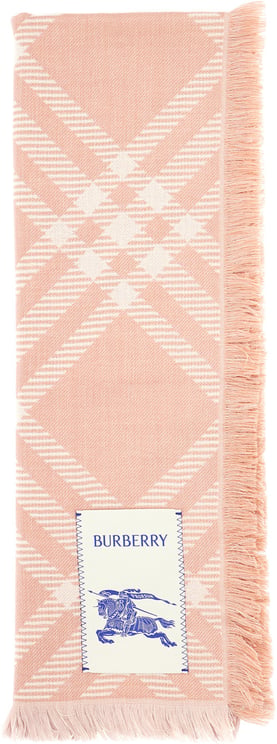 Burberry Burberry Embroidered wool blend scarf