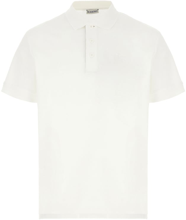 Burberry Burberry White piquet polo shirt