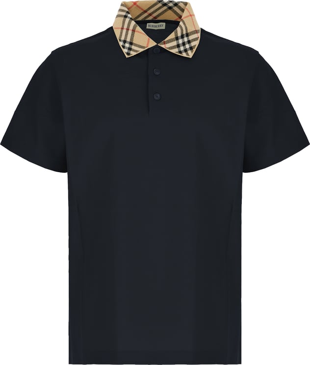 Burberry Burberry Blue piquet polo shirt
