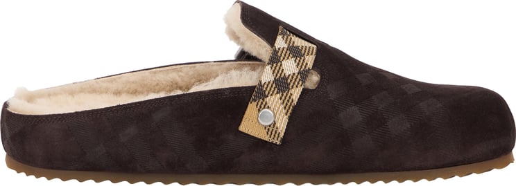 Burberry Mules with hair