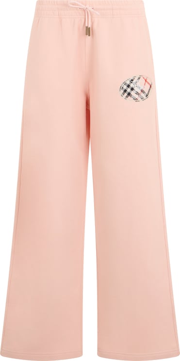 Burberry Cotton sports trousers with logo