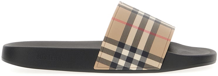 Burberry Burberry Black rubber slippers