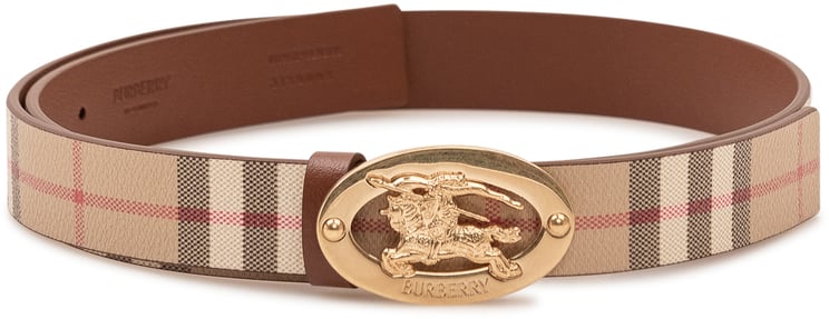 Burberry Cintura con Motivo Check