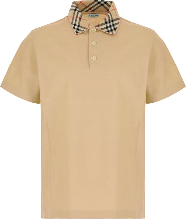 Burberry Burberry Beige piquet polo shirt