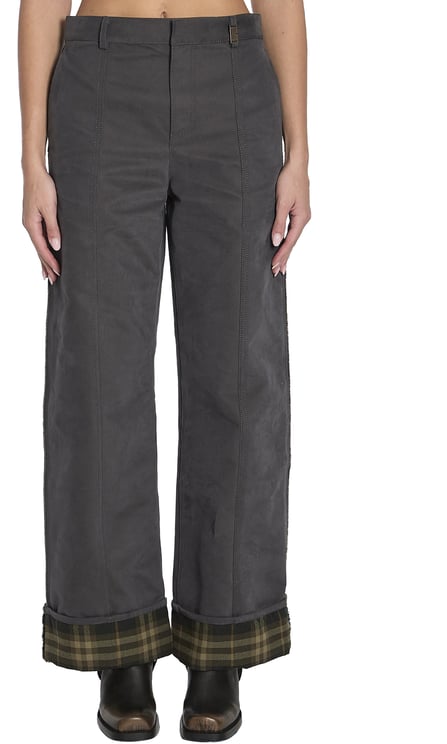 Burberry Trousers in cotton and nylon
