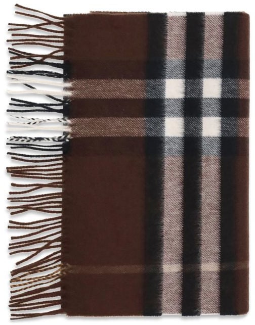Burberry Burberry Brown Cashmere Scarf