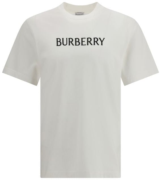 Burberry Burberry White Cotton T-Shirt