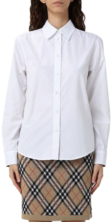 Burberry Burberry White Cotton Dress Shirt