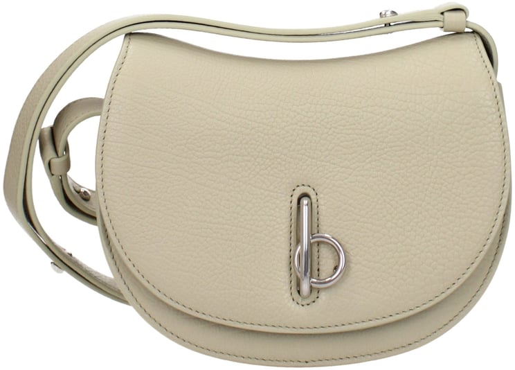 Burberry Burberry Green Leather Shoulder Bag