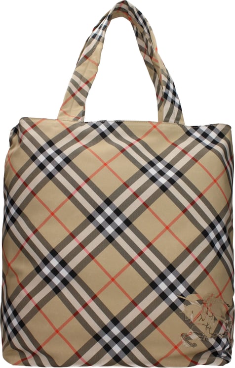 Burberry Burberry Beige Fabric Shoulder Bag