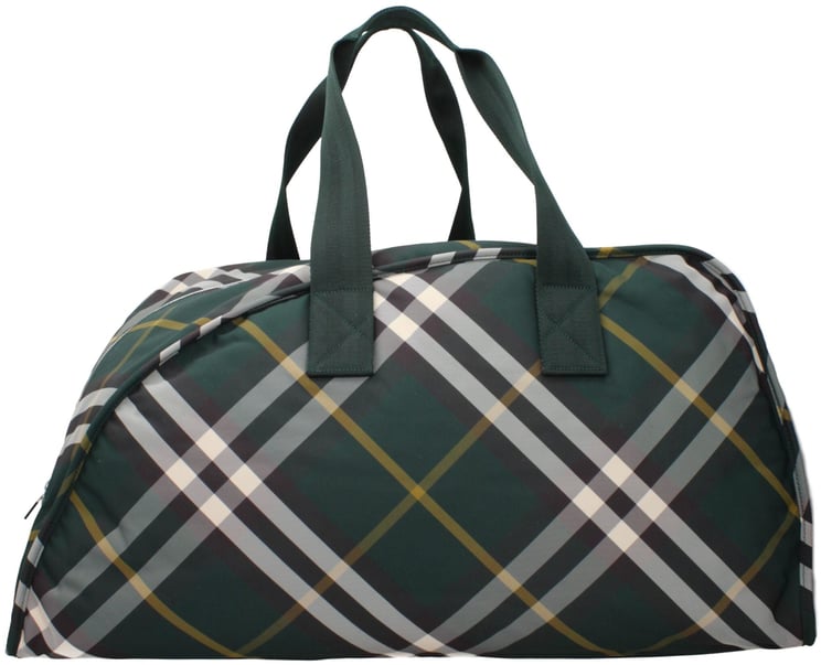 Burberry Burberry Green Fabric Luggage And Travel