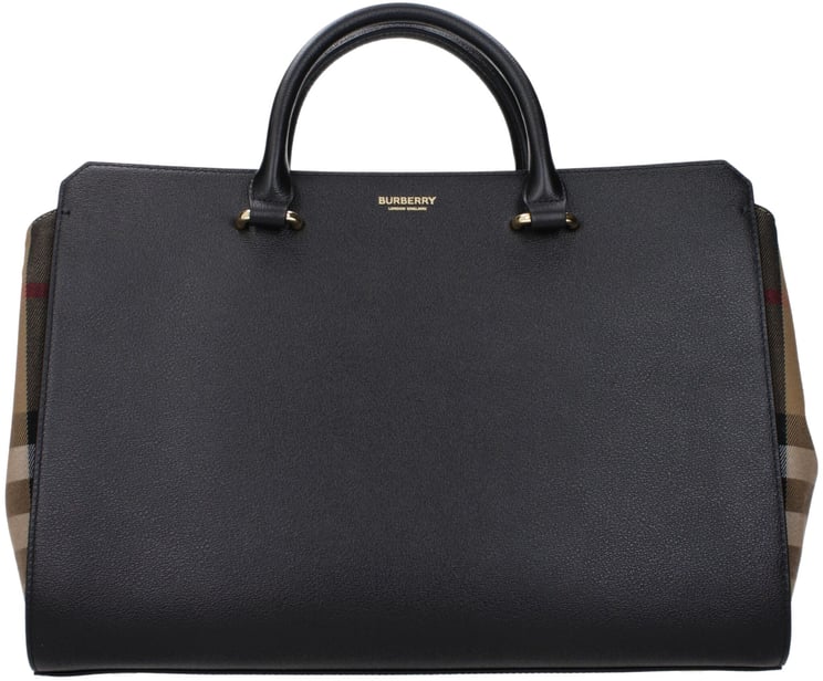 Burberry Burberry Black Leather Handbag