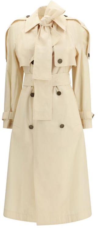 Burberry Burberry Beige Polyester Trench Coat