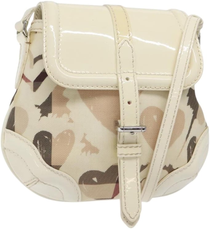 Burberry Burberry Flap Shoulder Bag Canvas