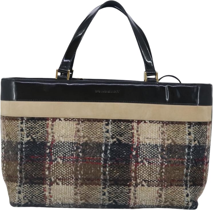 Burberry Burberry Nova Check Handbag Wool