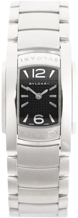 Bvlgari Bvlgari Ashoma AA35BSS L3036 SS QZ Watch with Black Dial