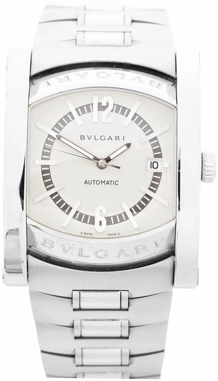 Bvlgari Bvlgari Assioma AA48S L6648 SS WZ Watch with Beige Dial