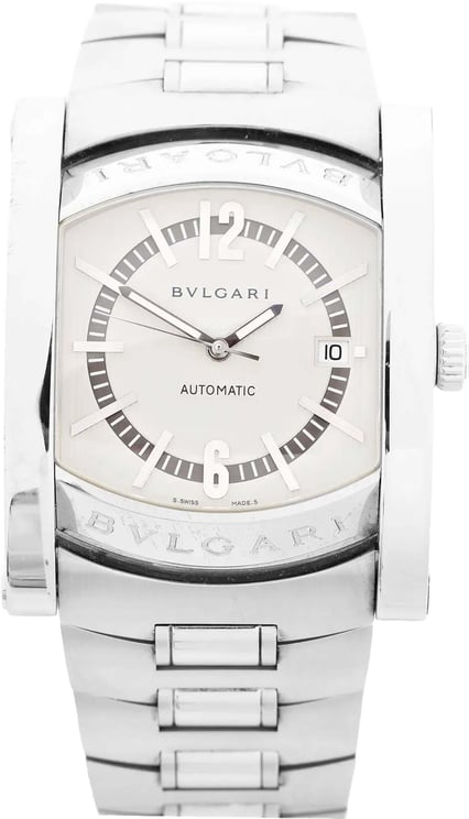 Bvlgari Bvlgari Assioma AA48S L6648 SS WZ Watch with Beige Dial