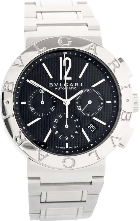Bvlgari Bvlgari Bvlgari Bvlgari BB42SSCH O3235 SS AT Watch with Black Dial