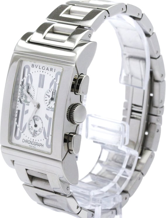 Bvlgari Bvlgari Bvlgari Rettangolo Chronograph Quartz Stainless Steel