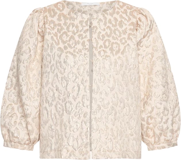 By Bar By-bar - Mauri Sparkle Cheetah Blouse - 26112060 - 245 Champagne