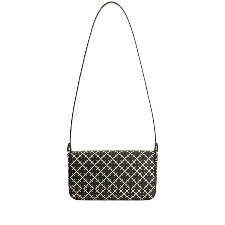 By Malene Birger Black/White Tallie Geometric Shoulder Bag