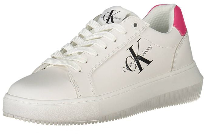 Calvin Klein Calvin Klein White Leather Women Sneaker