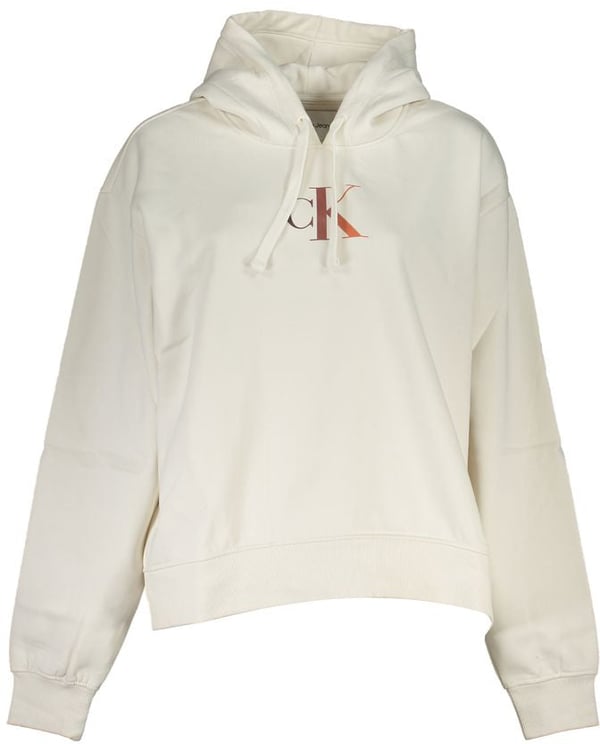 Calvin Klein Calvin Klein White Cotton Women Sweatshirt