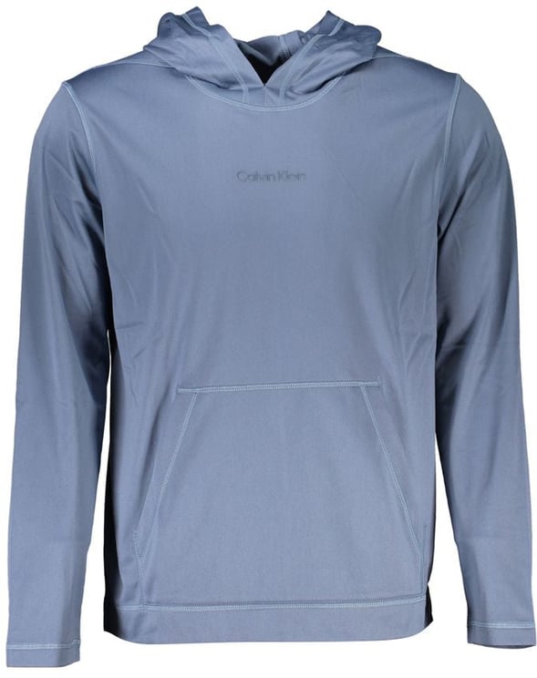 Calvin Klein Calvin Klein Blue Polyester Men's Hooded Sweater