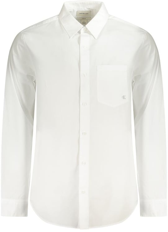 Calvin Klein Calvin Klein White Organic Cotton Men's Shirt