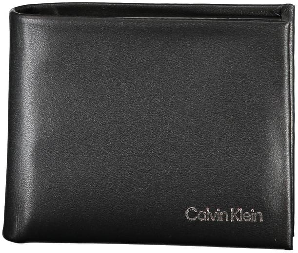 Calvin Klein Calvin Klein Black Polyurethane Men Wallet