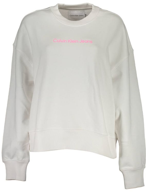 Calvin Klein Calvin Klein Bianco Cotton Women Sweatshirt