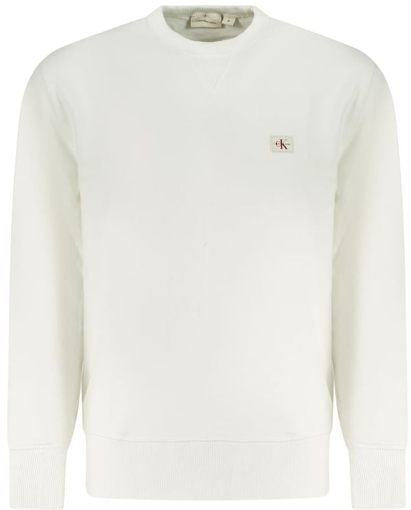 Calvin Klein Calvin Klein White Cotton Men Sweatshirt