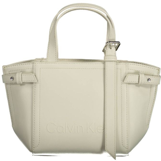 Calvin Klein Calvin Klein Bianco Polyester Women Handbag