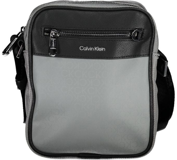 Calvin Klein Calvin Klein Grigio Polyester Men Shoulder Bag