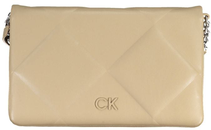 Calvin Klein Calvin Klein Beige Polyester Women Shoulder Bag
