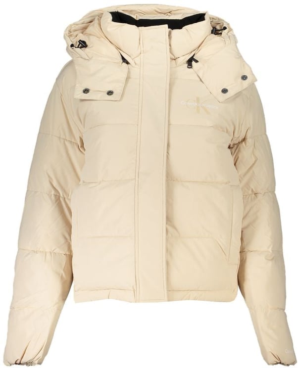 Calvin Klein Calvin Klein Beige Polyester Women Jacket
