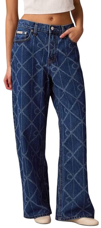 Calvin Klein Calvin Klein Jeans Blue Cotton Boyfriend Jeans