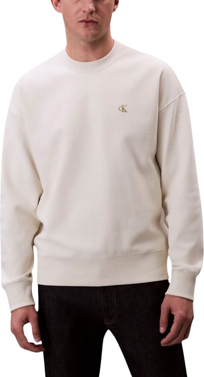 Calvin Klein Calvin Klein Jeans White Cotton Sweatshirt