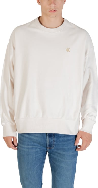 Calvin Klein Calvin Klein Jeans White Cotton Sweatshirt