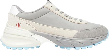 Calvin Klein Calvin Klein Jeans Gray Suede Leather Athletic Sneakers