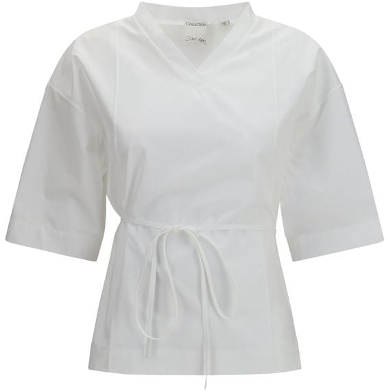 Calvin Klein Calvin Klein White Cotton Shortsleeve Shirt