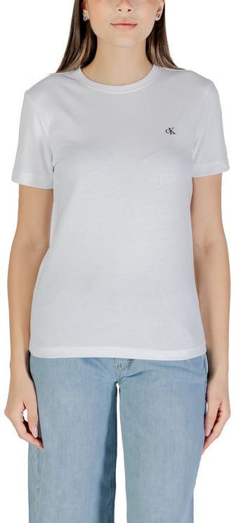 Calvin Klein Calvin Klein Jeans White Cotton T-Shirt