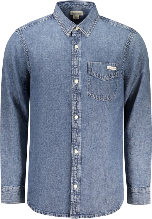 Calvin Klein Calvin Klein Blue Cotton Men's Shirt