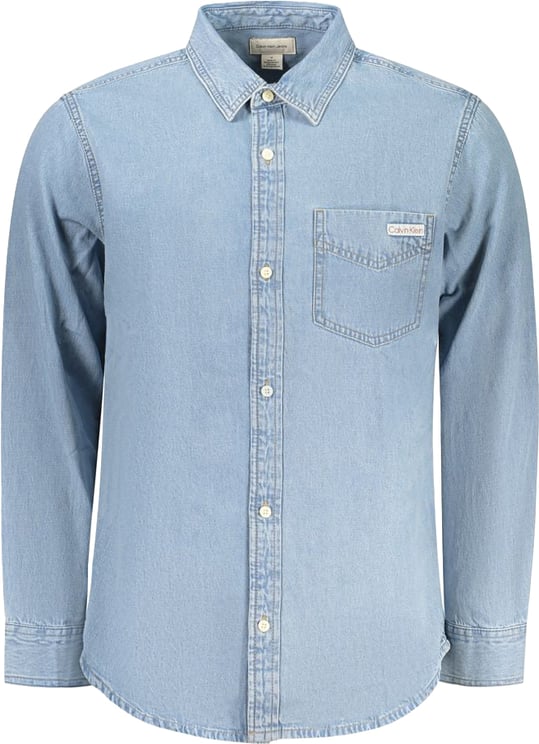Calvin Klein Calvin Klein Azzurro Cotton Men's Shirt