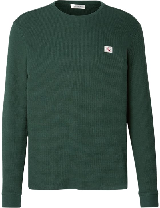 Calvin Klein Calvin Klein Jeans LS Waffle Badge Crewneck Tee