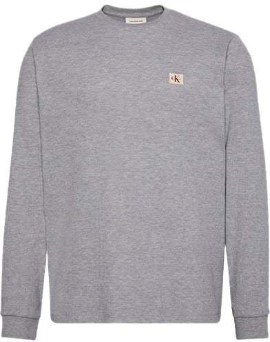 Calvin Klein Calvin Klein Jeans LS Waffle Badge Crewneck Tee