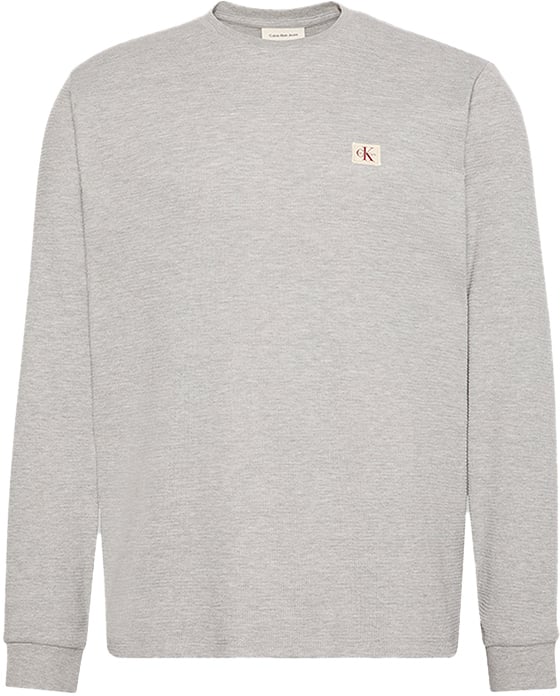 Calvin Klein Calvin Klein Jeans LS Waffle Badge Crewneck Tee