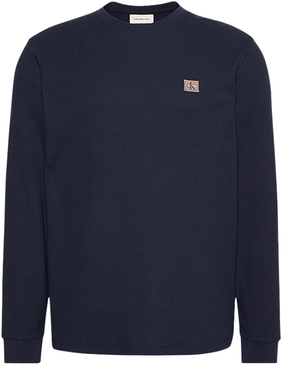 Calvin Klein Calvin Klein Jeans LS Waffle Badge Crewneck Tee